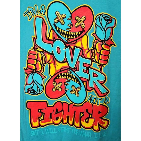 BAWS T-SHIRT Size 2X Lover Not A Fighter Match Kobe 8 Venice Shoes NWT Authentic - Picture 3 of 5